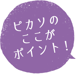 ピカソのここがポイント!